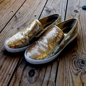 Michael Kors Gold Shoes